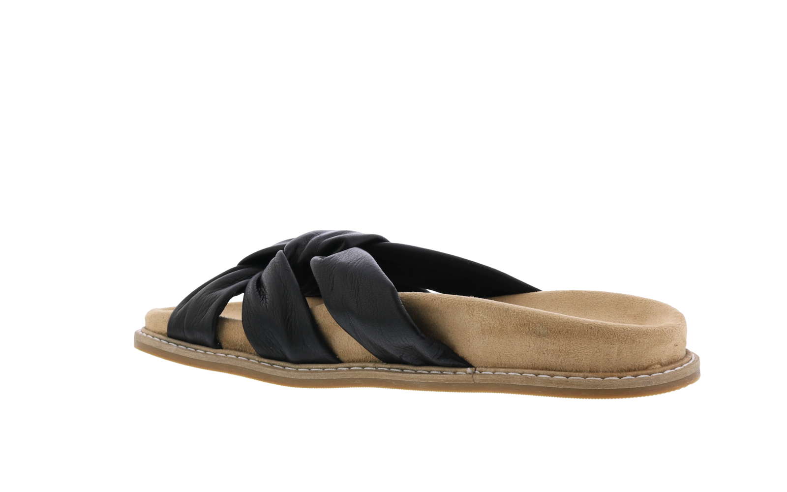 Dames Leather Band Slipper