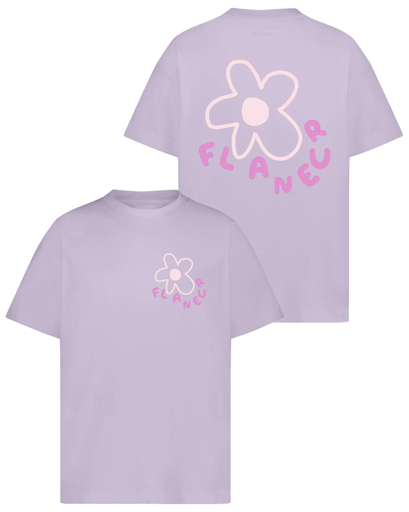 Heren Blossom T-Shirt Paars