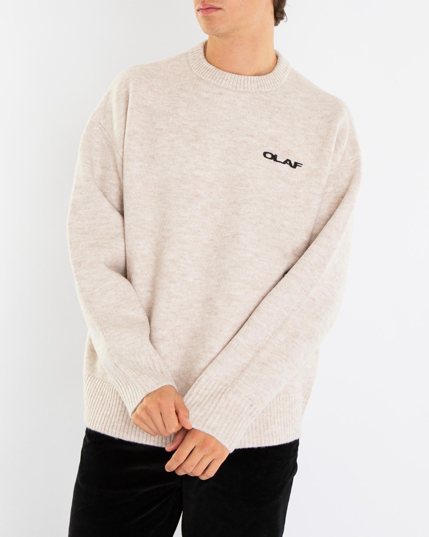 Heren Drift Knitted Crewneck