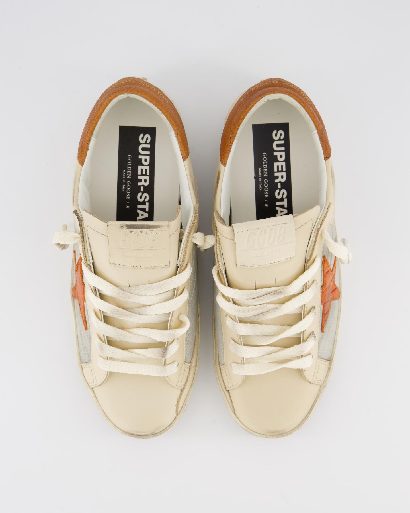 Dames SuperStar Double Sneaker Beige