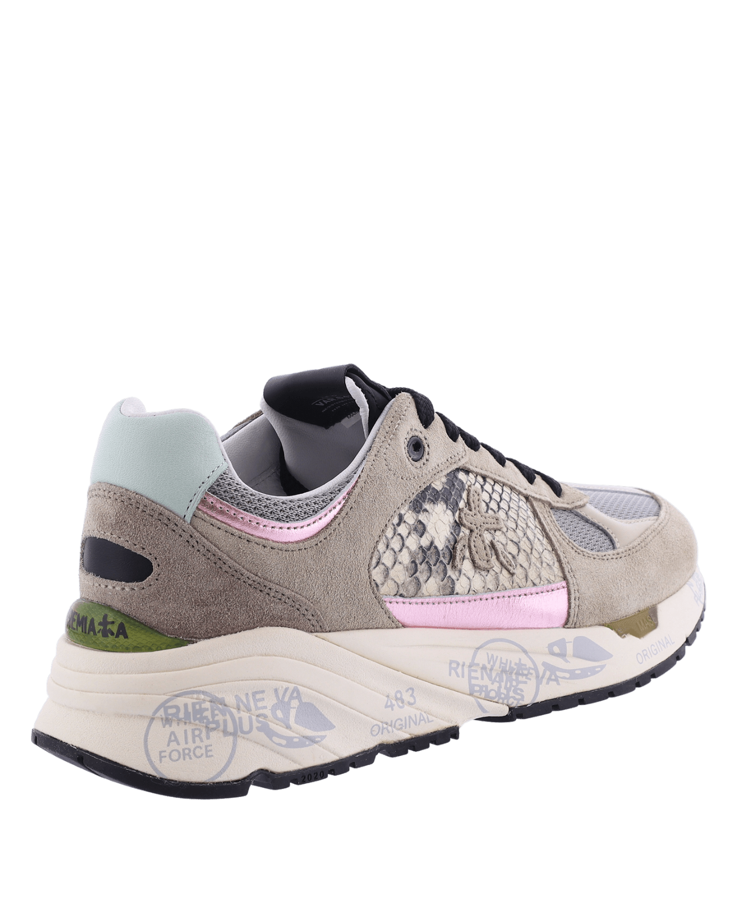 Dames Mase D Sneakers Beige/Roze