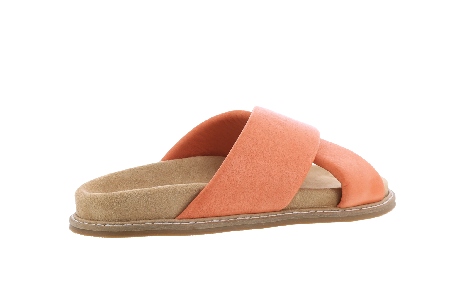 Dames Leather Band Slipper