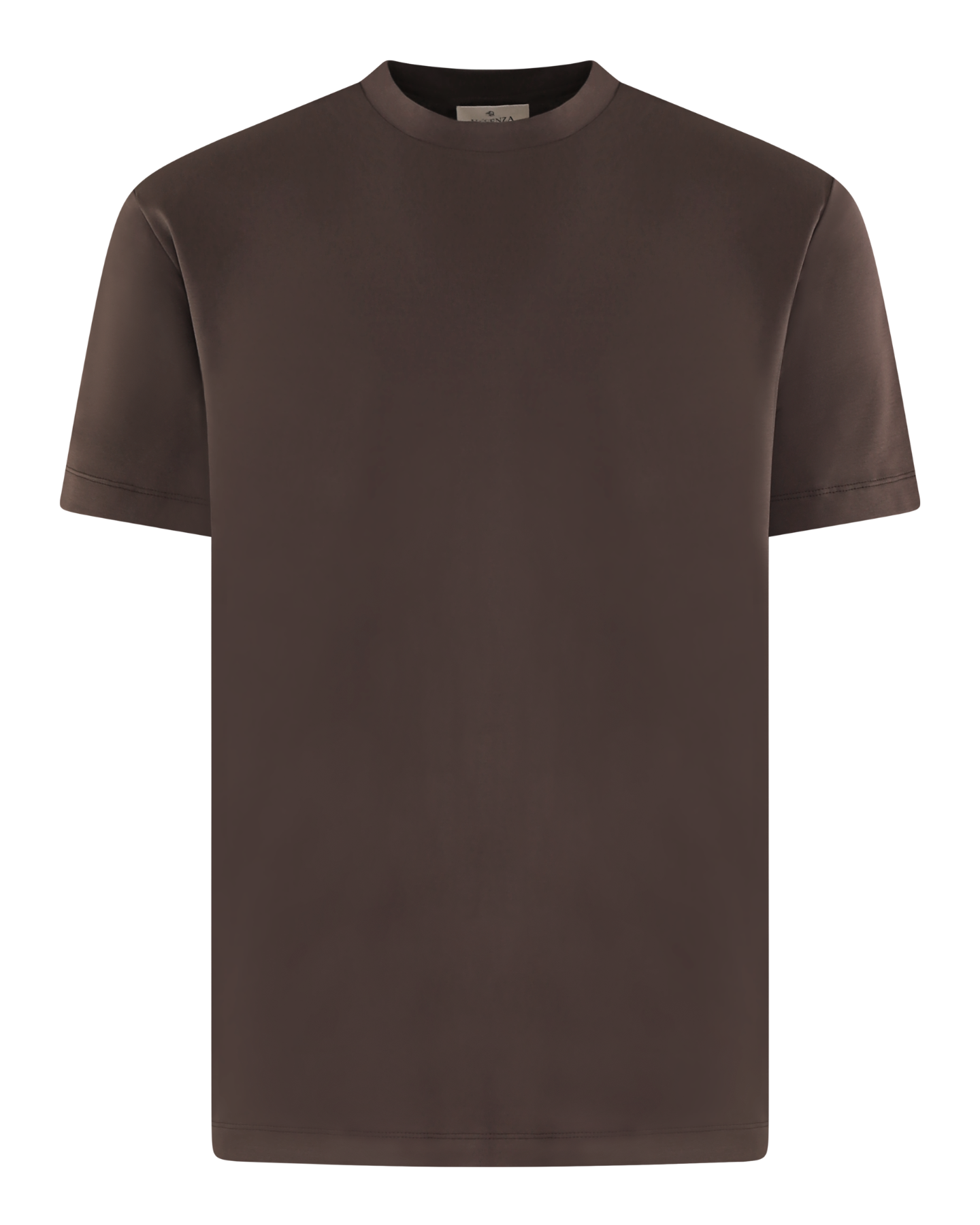 Heren Interlock Supima T-Shirt Bruin