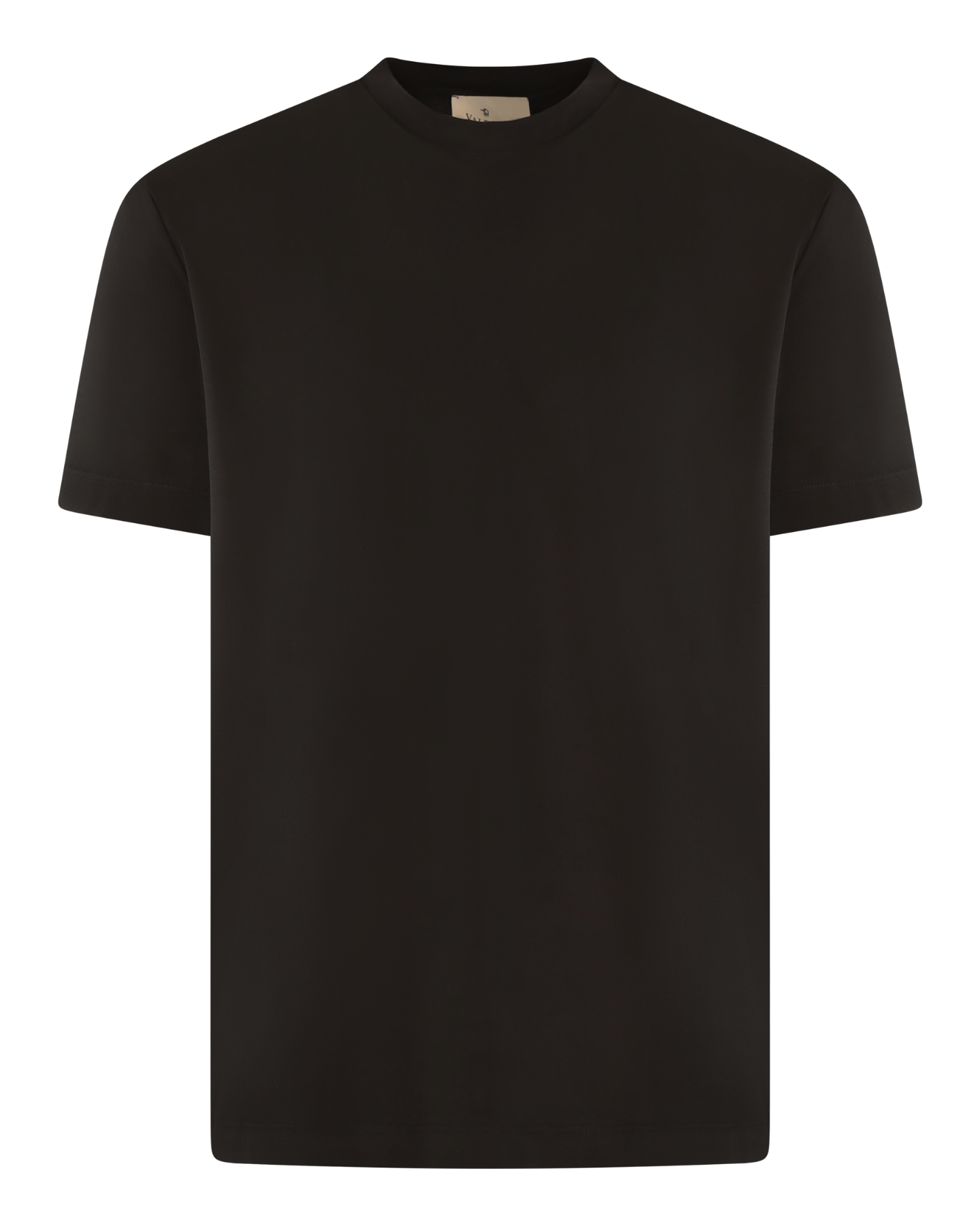 Heren Interlock Supima T-Shirt Zwart