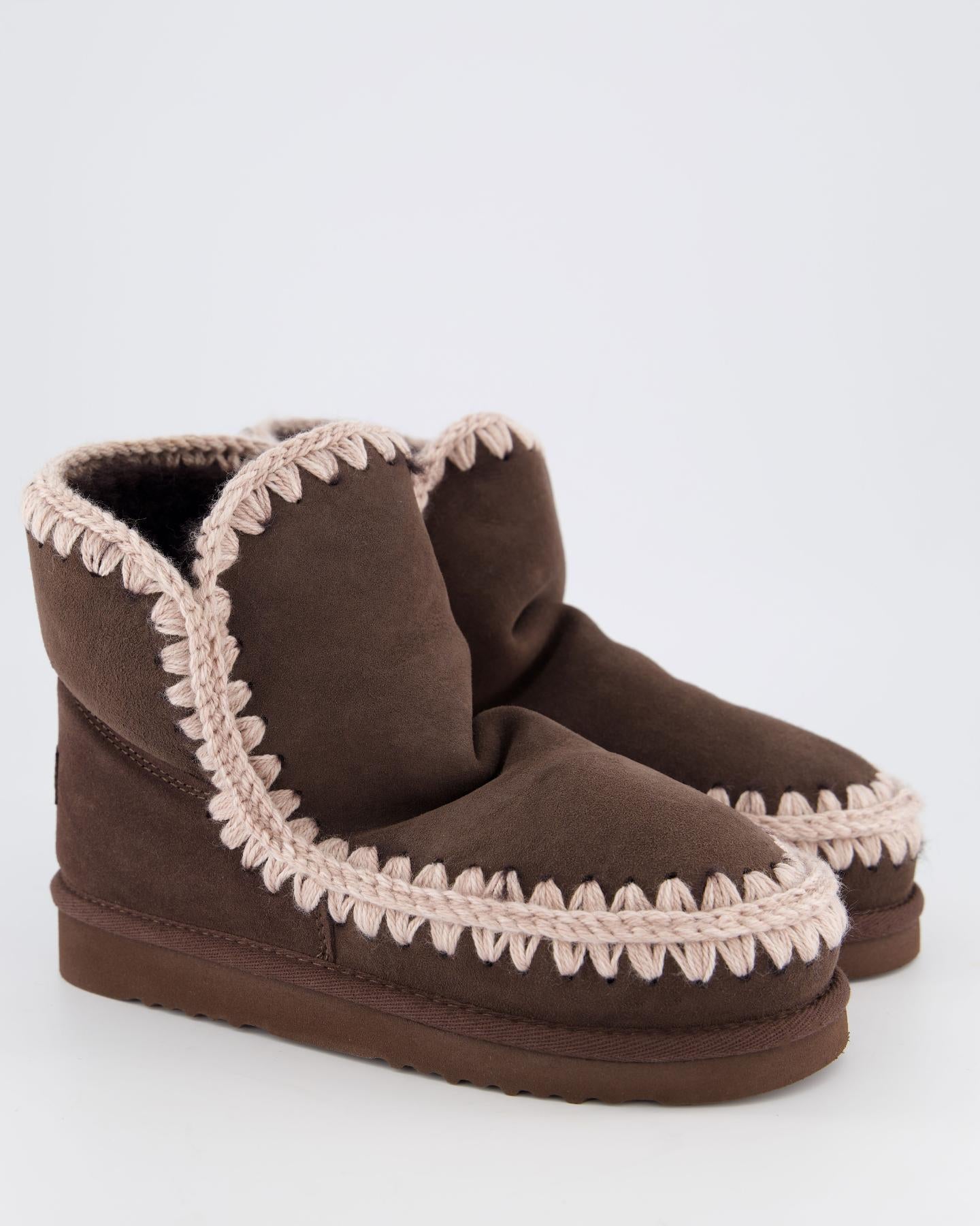 Dames Eskimo 18 Suede boots Mocha