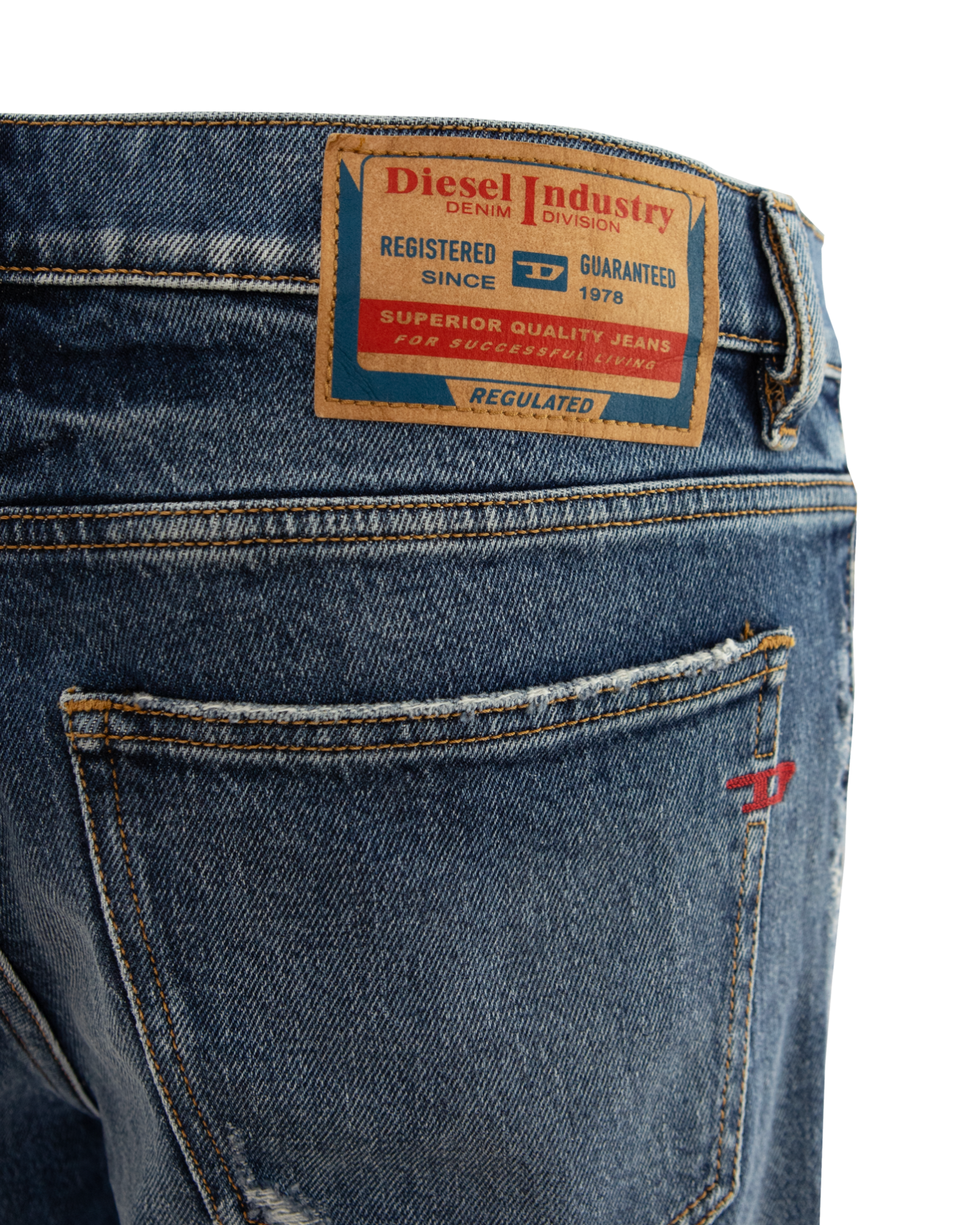 Heren D-Strukt Slim Fit Jeans