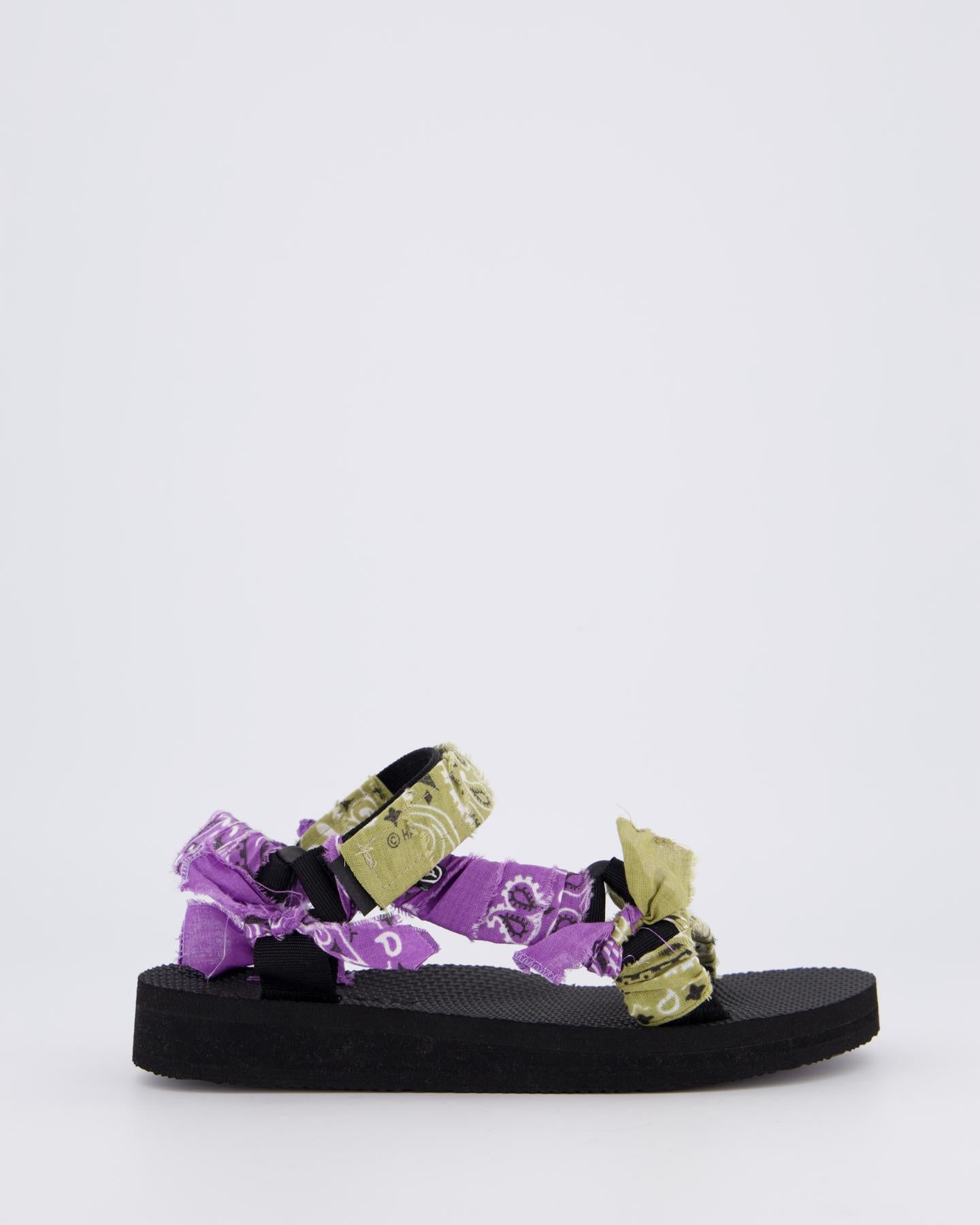 Dames Trekky Sandals Groen/Paars