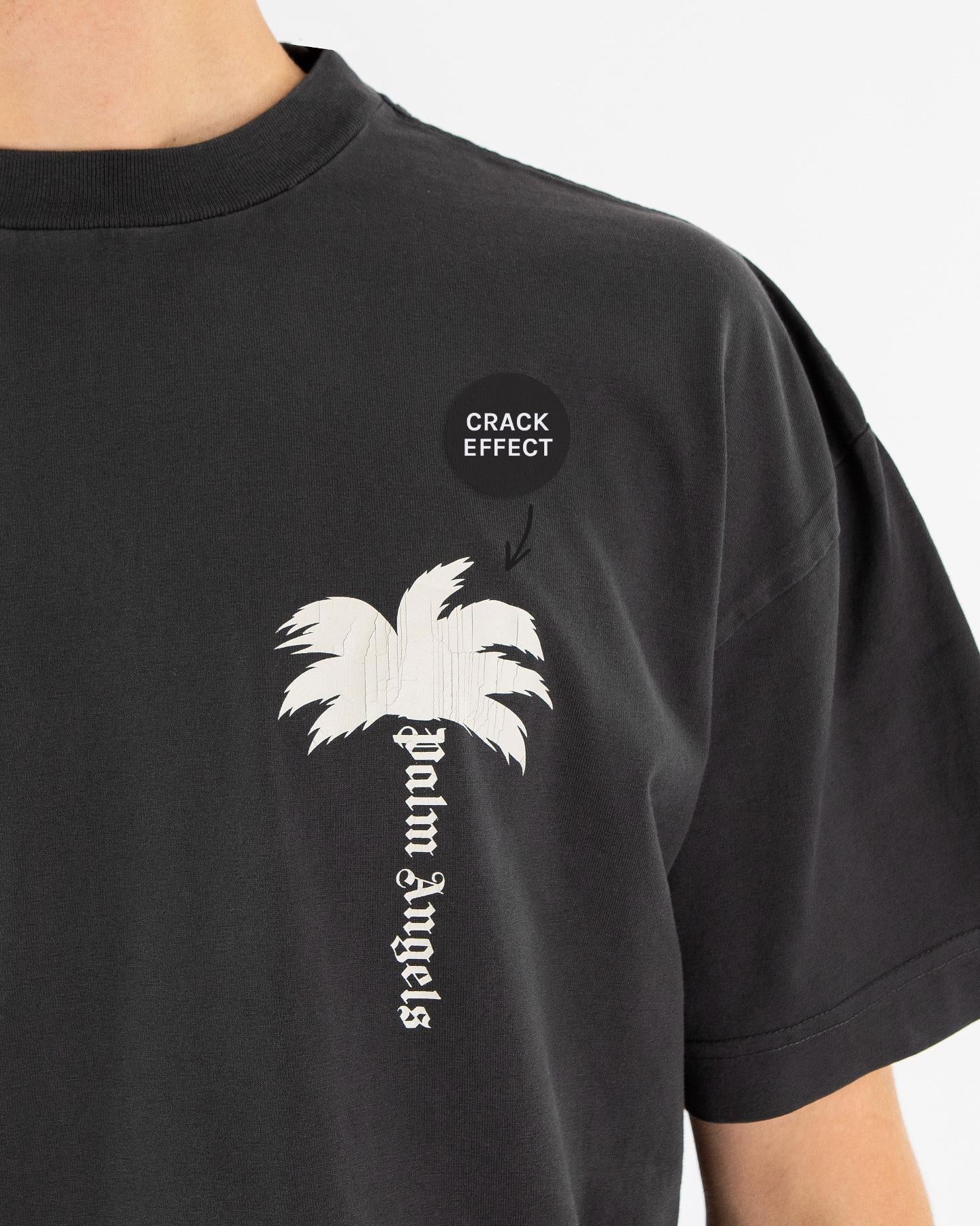 Heren The Palm T-Shirt Grijs