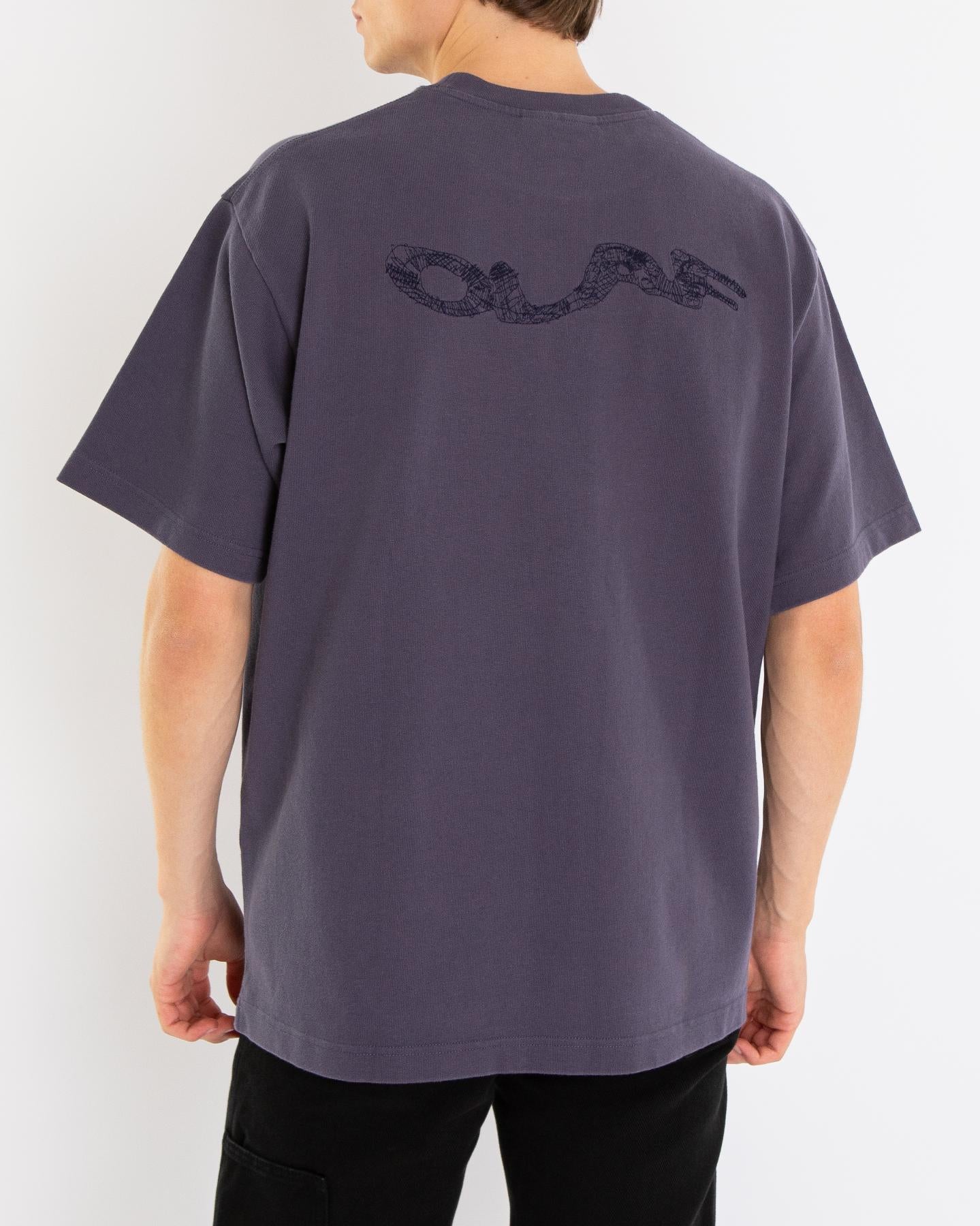 Heren Wavy Drift Embro Tee