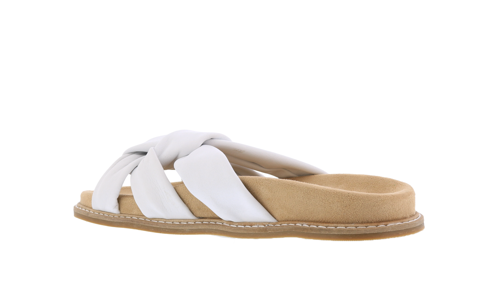 Dames Leather Band Slipper