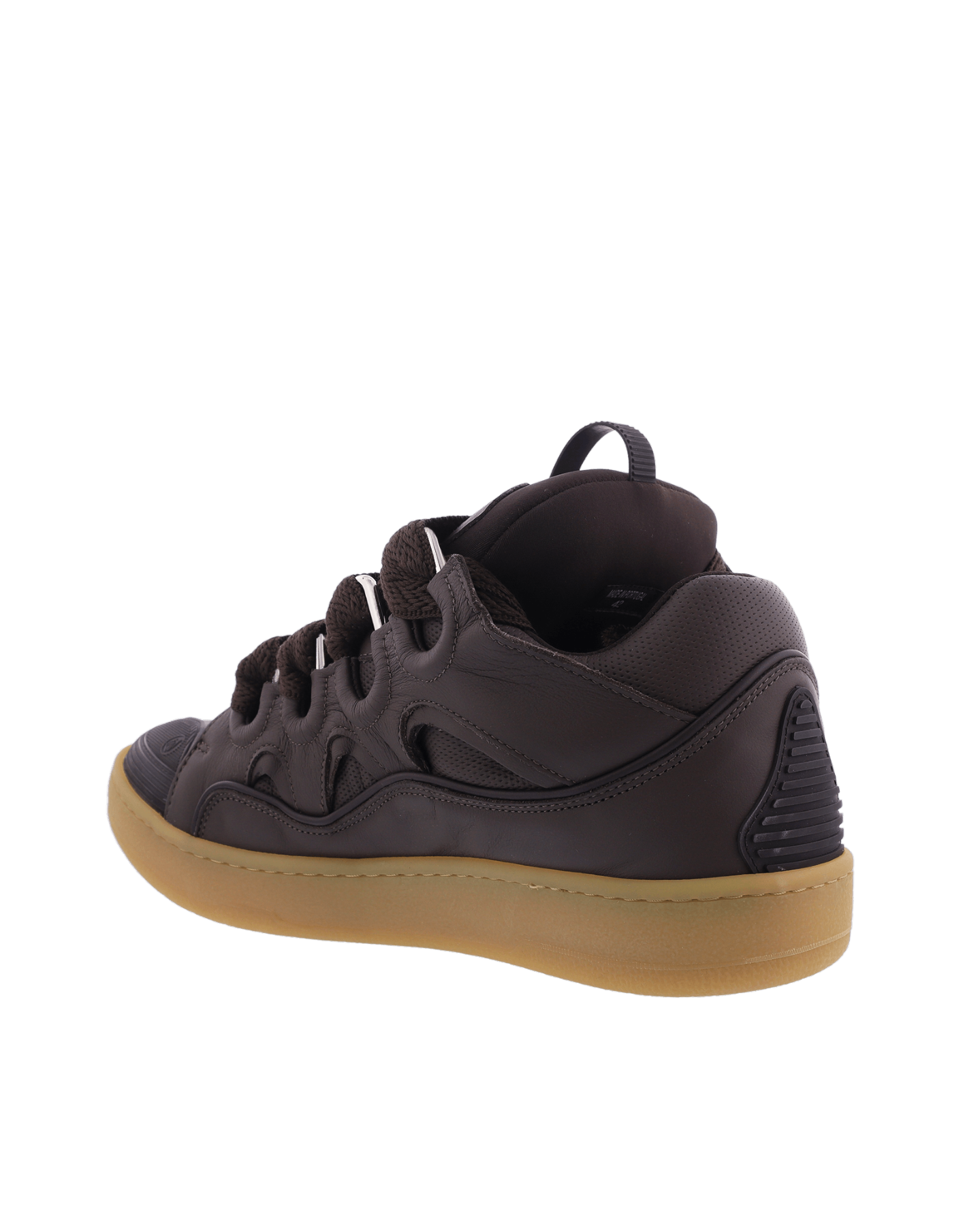 Heren Curb Sneaker Bruin