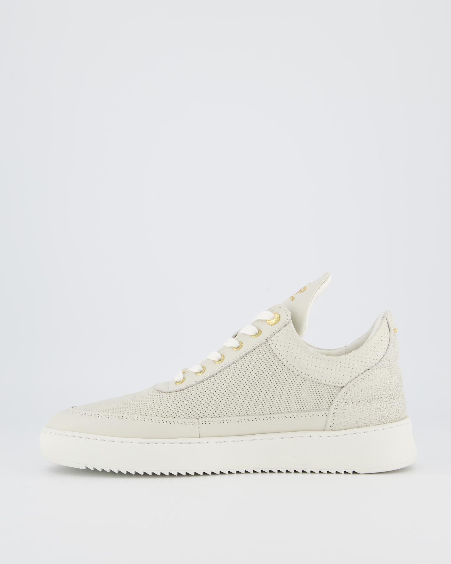 Heren Low Top Aten Sneaker Off White