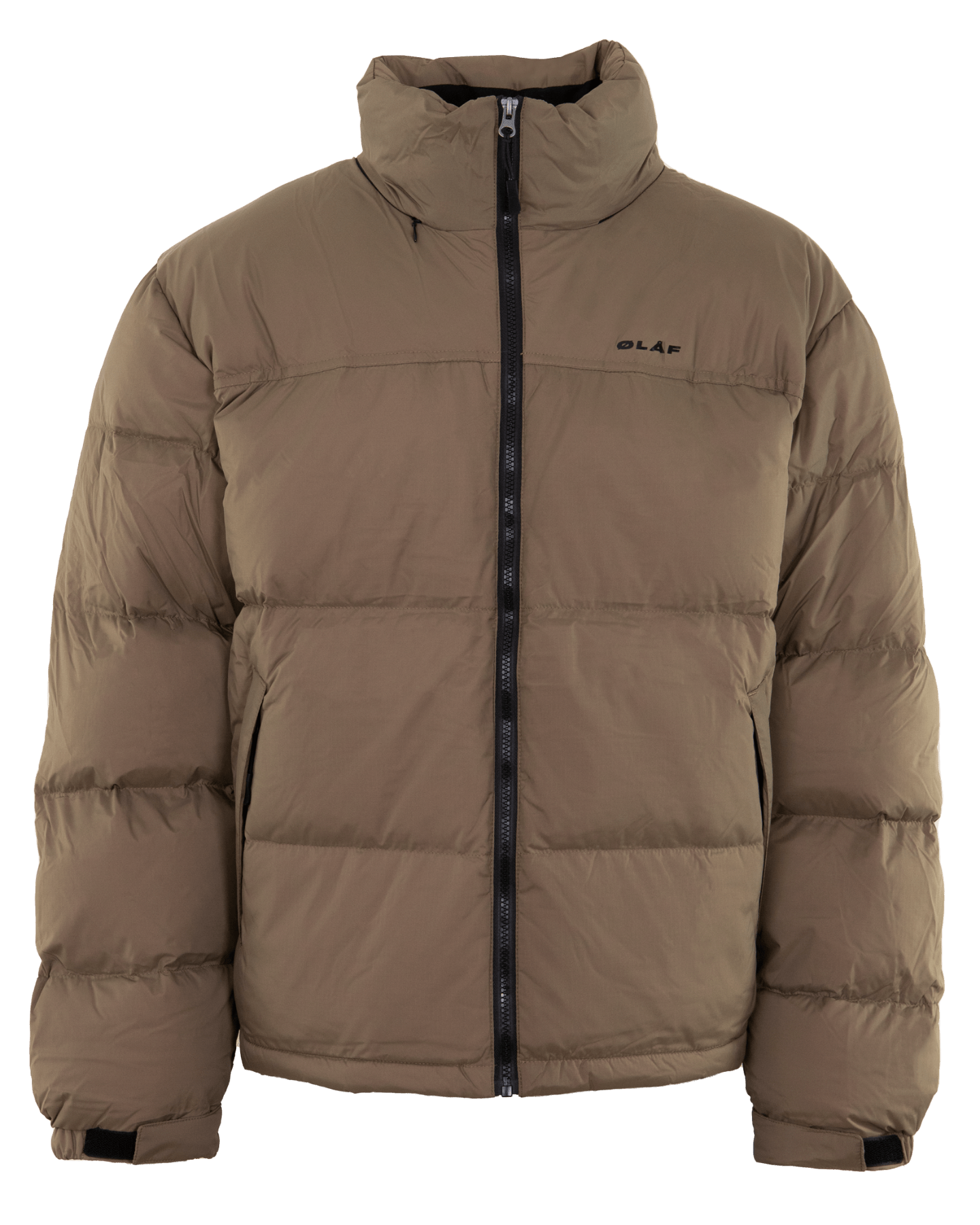 Olaf Hussein Heren Puffer Jacket Bruin - Eleganza.nl