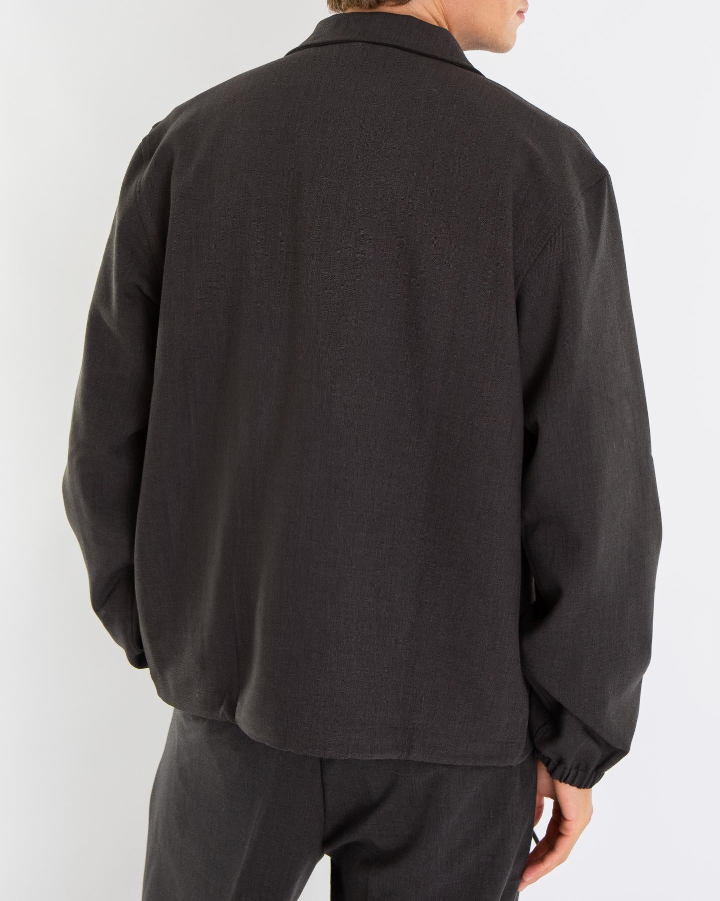 Olaf Hussein Heren Wool Coach Jacket - Eleganza.nl