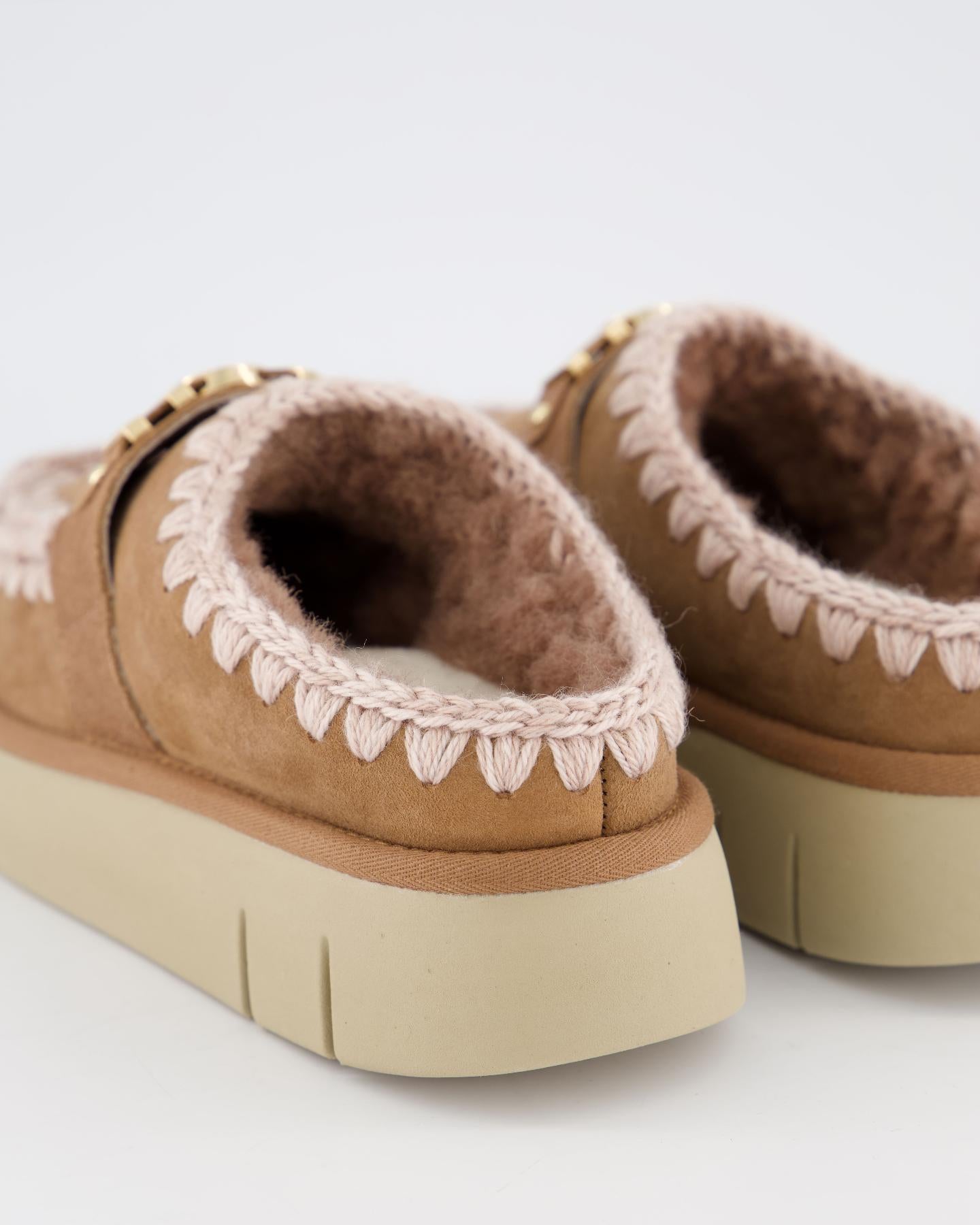 Dames Mini Eskimo Platform Camel