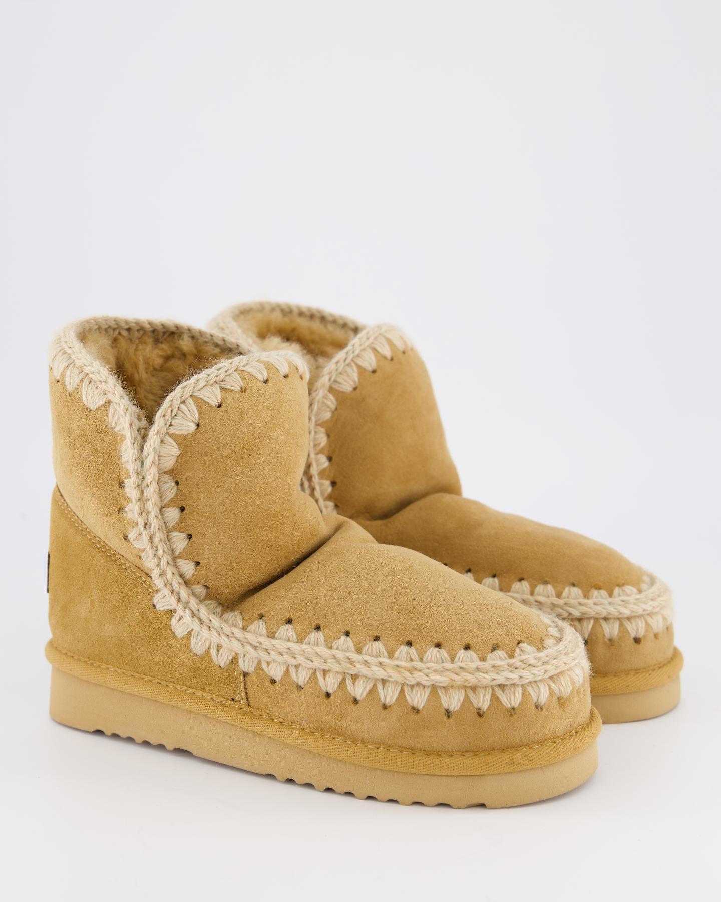 Dames Eskimo 18 Suede Boots Tobacco