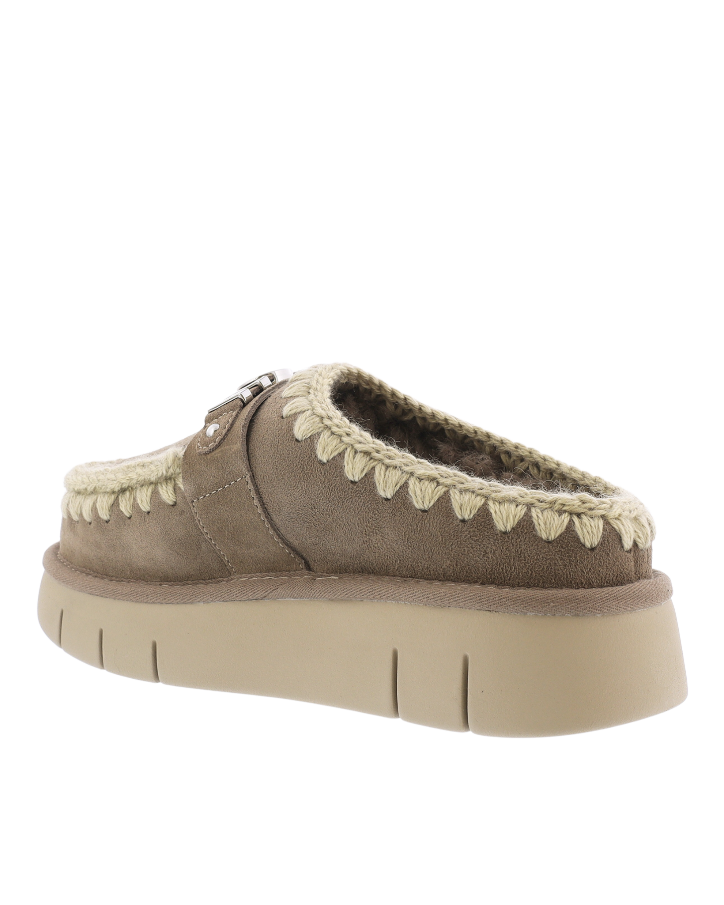 Dames Bounce Clog Logo Elephant Grey