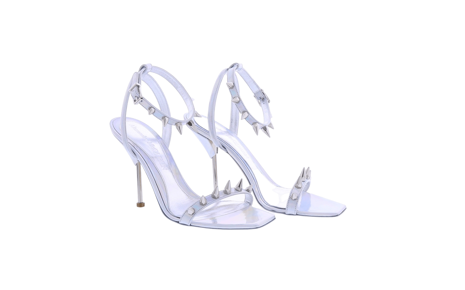 Dames Spike Sandal Silver