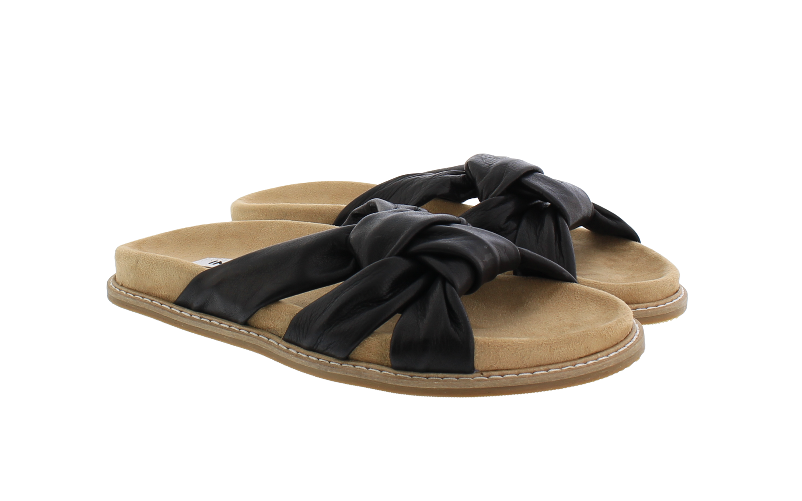 Dames Leather Band Slipper