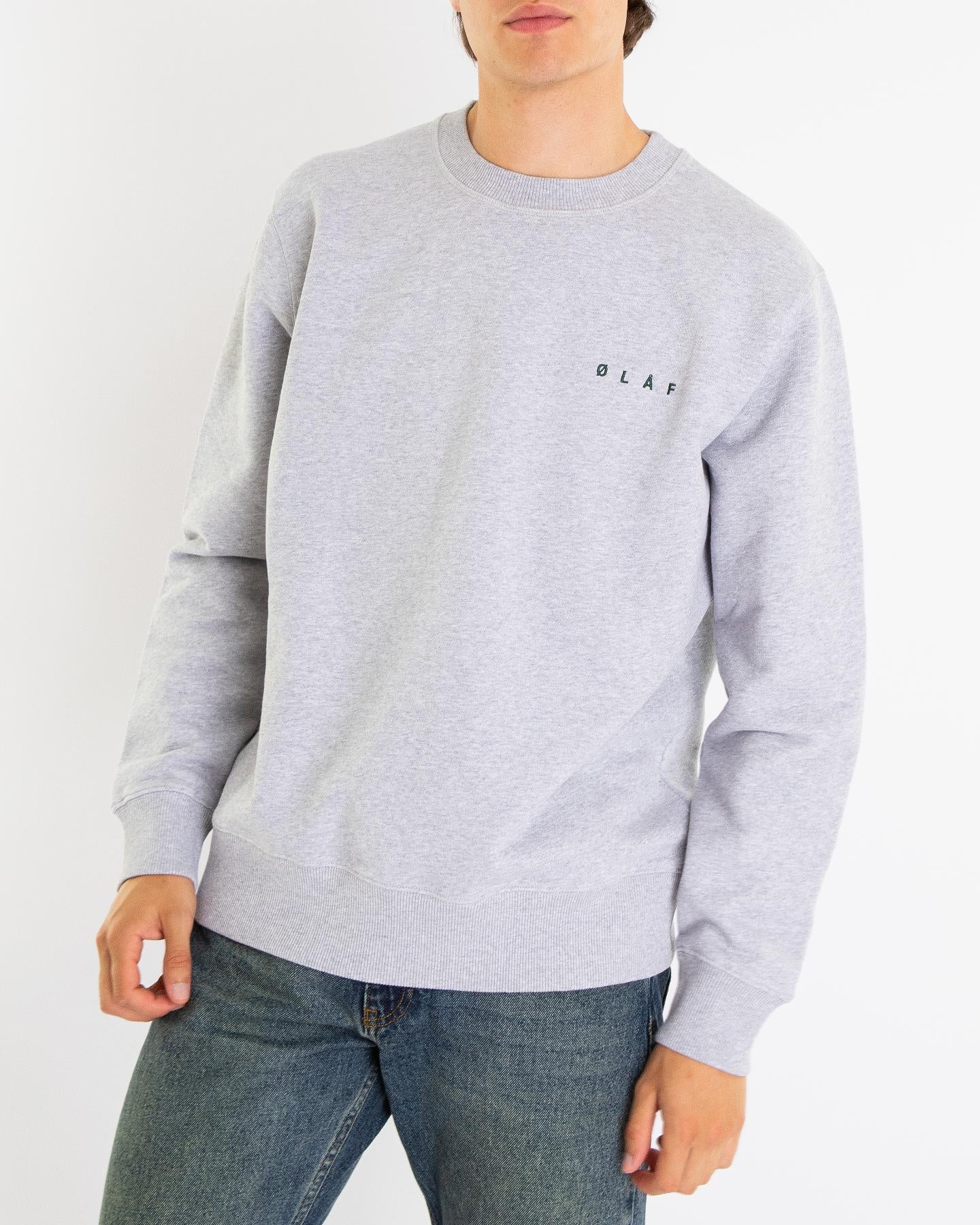 Heren Scribble Face Crewneck