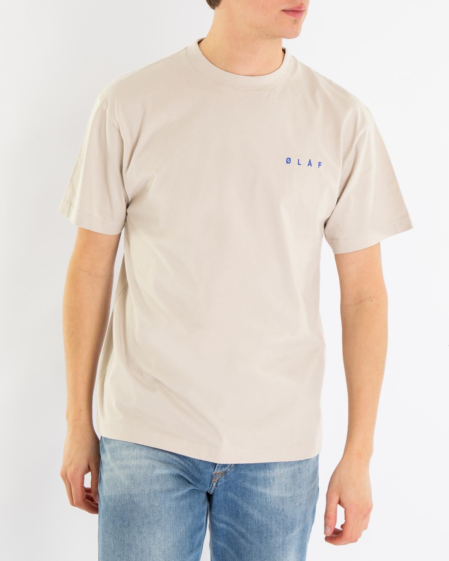 Heren Spiral Face T-Shirt Cement