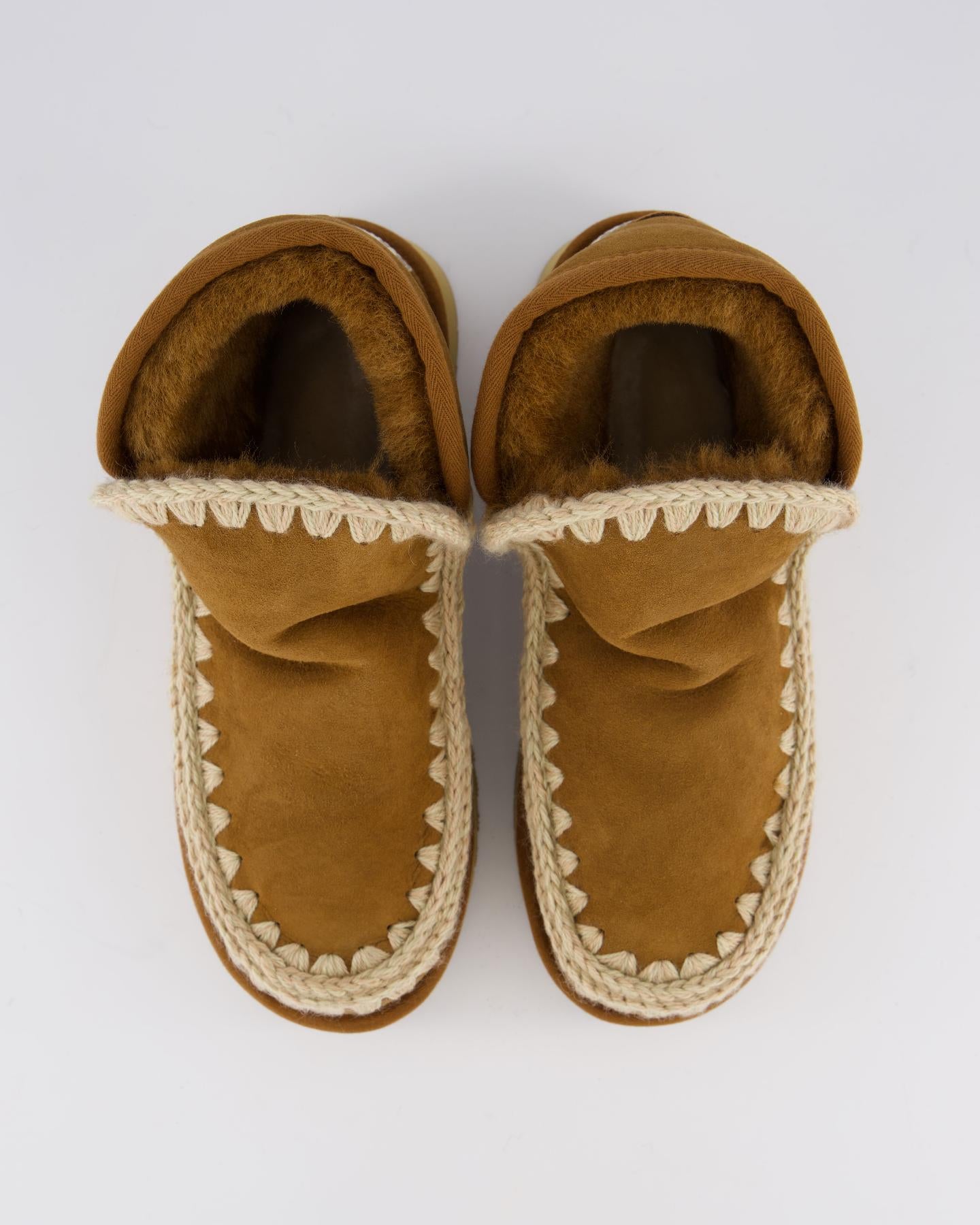 Dames Mini Eskimo Platform Cognac