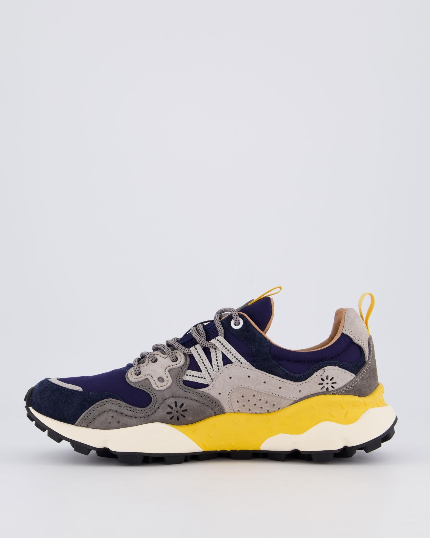 Heren Yamano 3 Sneaker Blauw/Geel