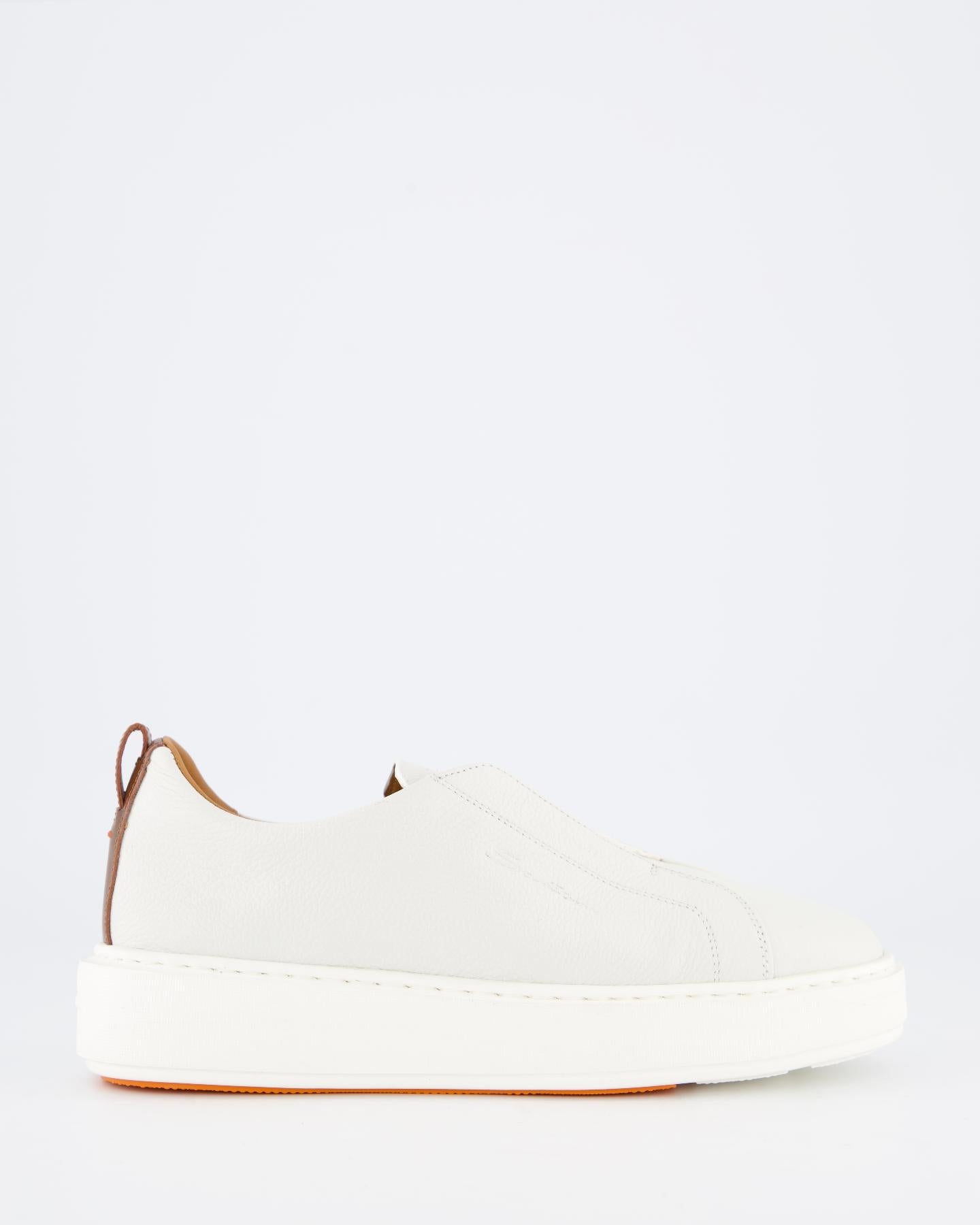 Santoni Dames Victory Sneaker Beige - Eleganza.nl