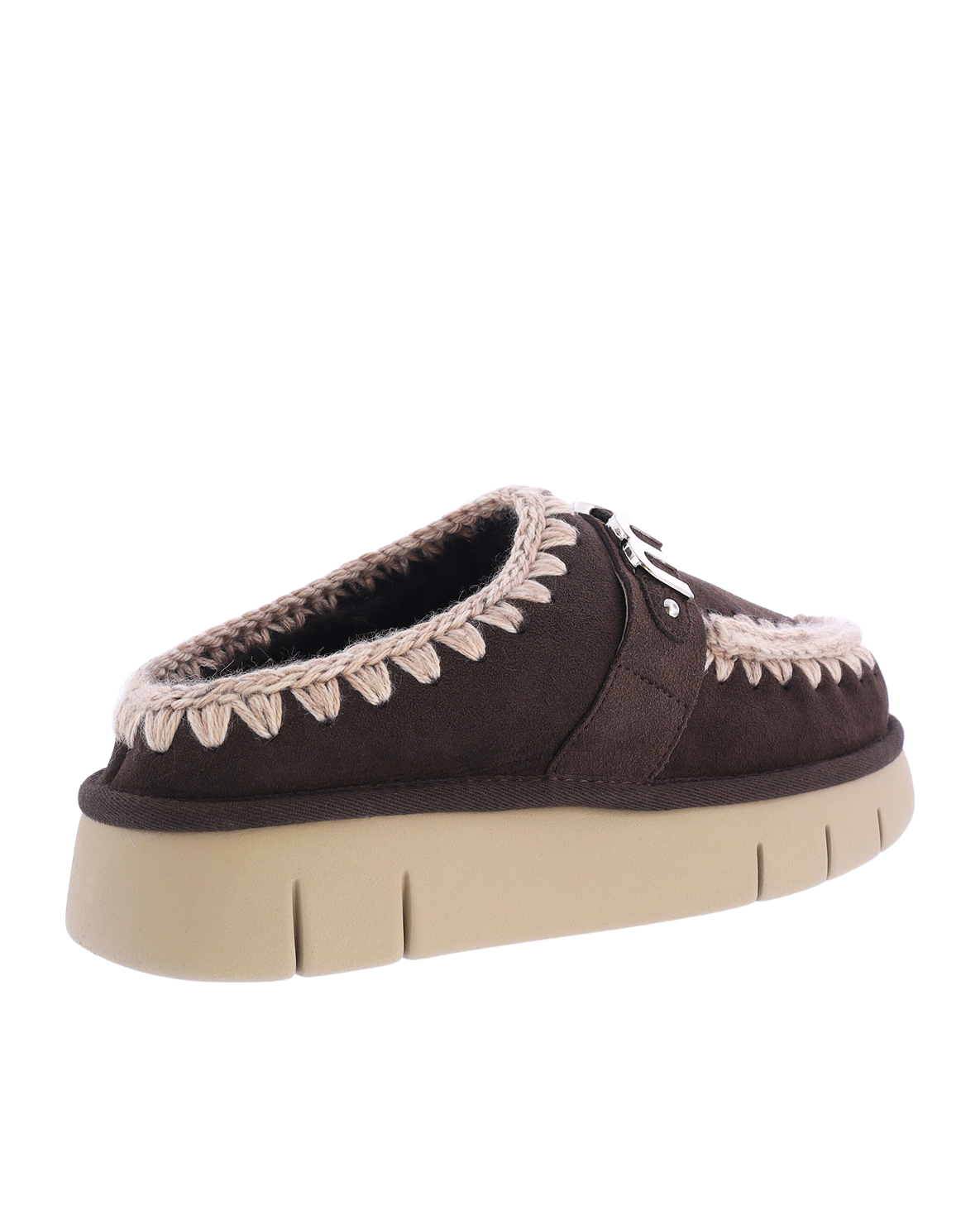 Dames Bounce Clog Logo Mocha