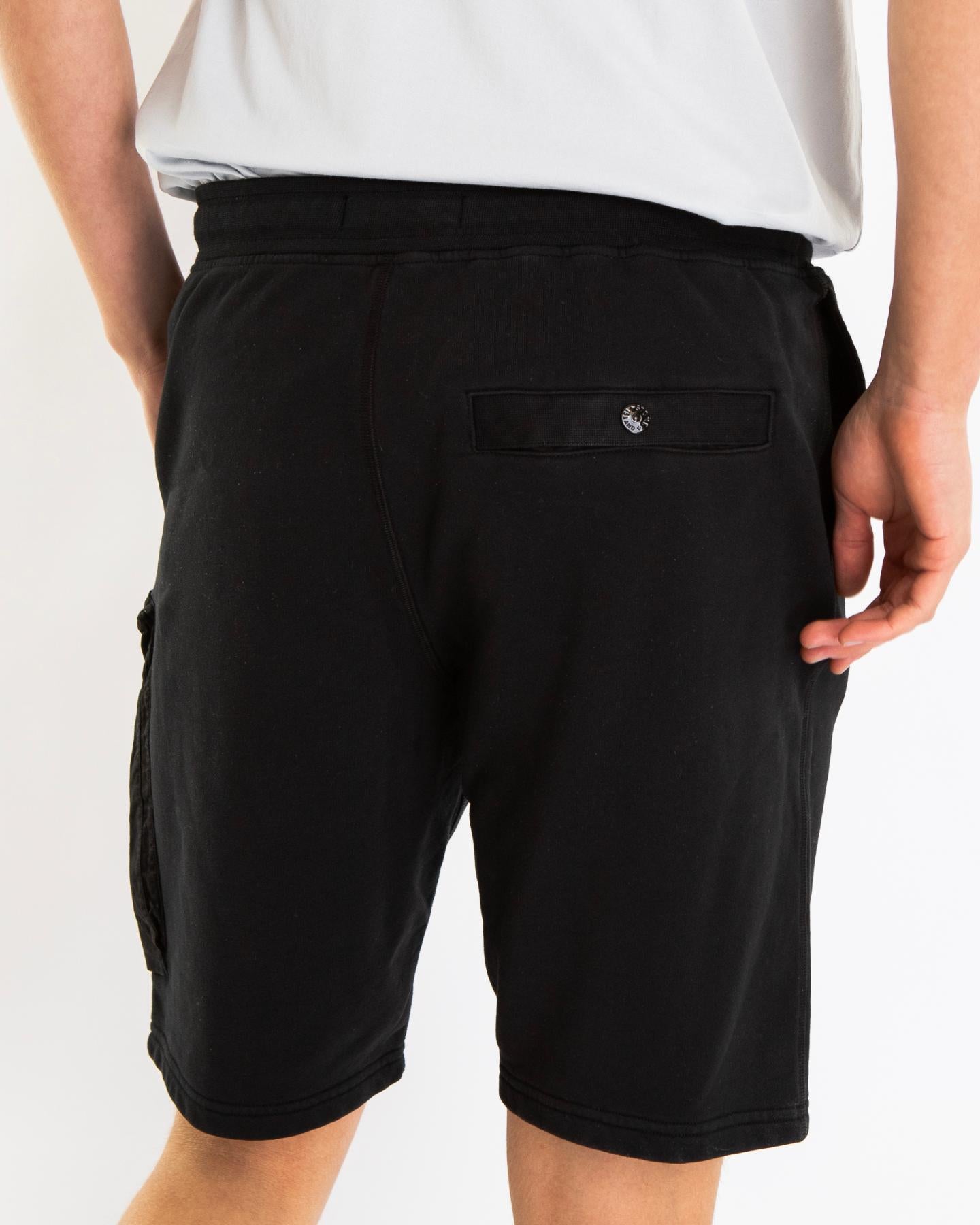 Heren Zip Pocket Short Zwart