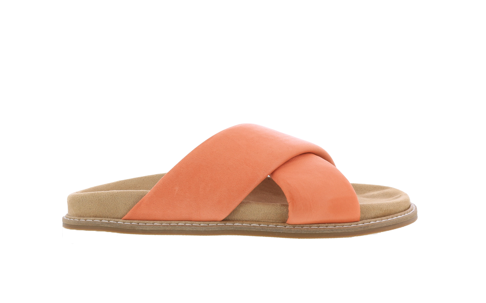 Dames Leather Band Slipper