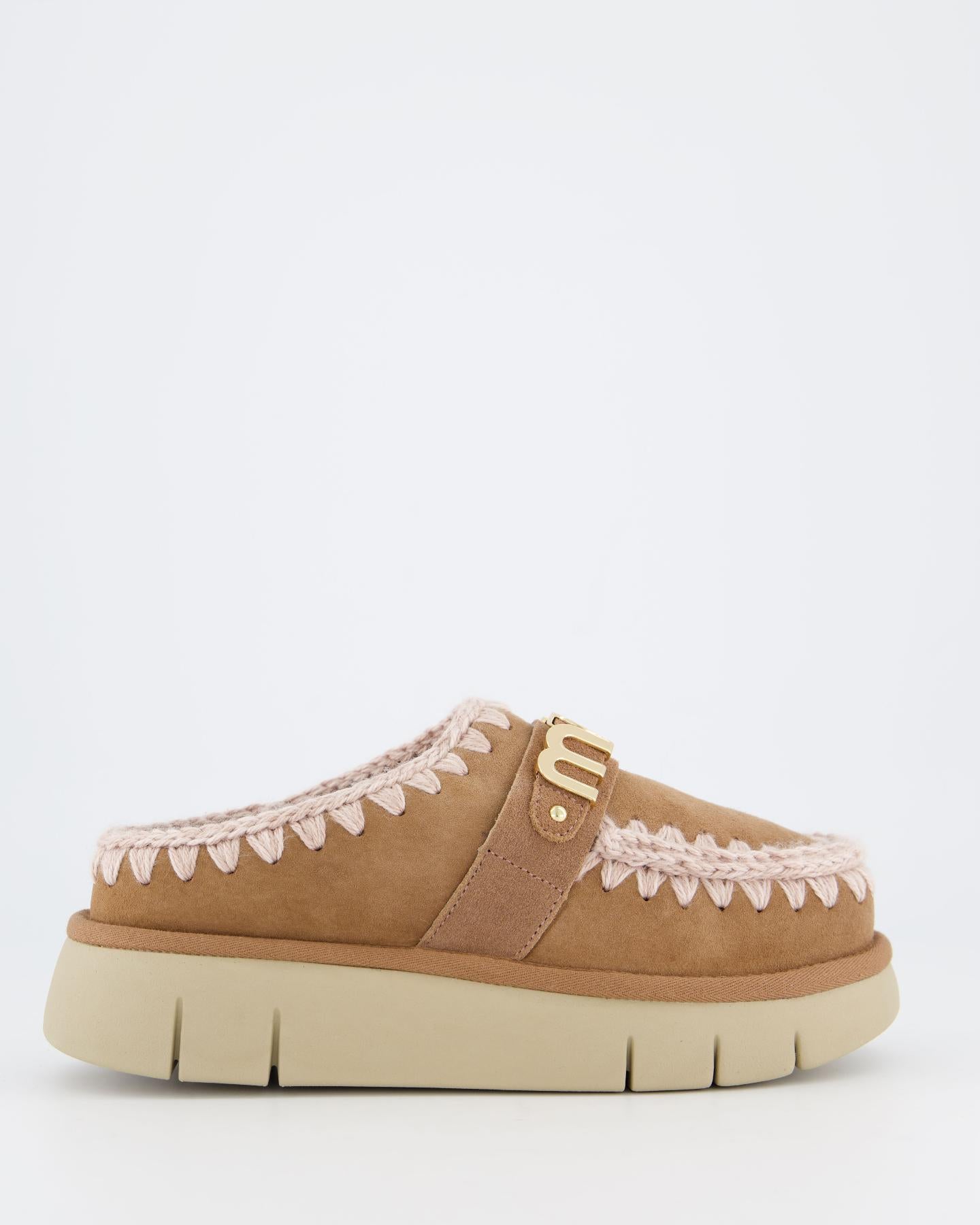 Dames Mini Eskimo Platform Camel