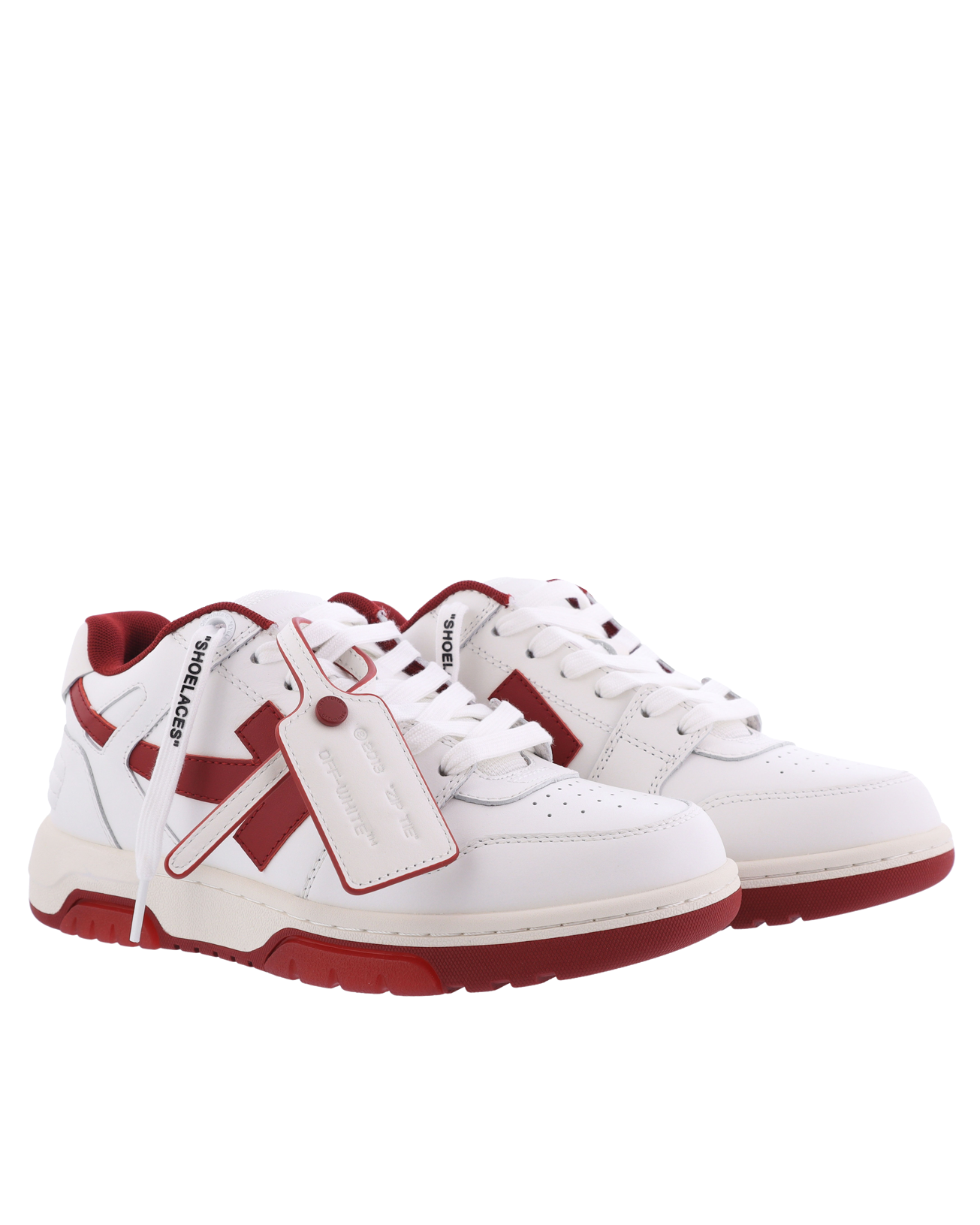 Dames Out Of Office Sneaker Wit/Rood