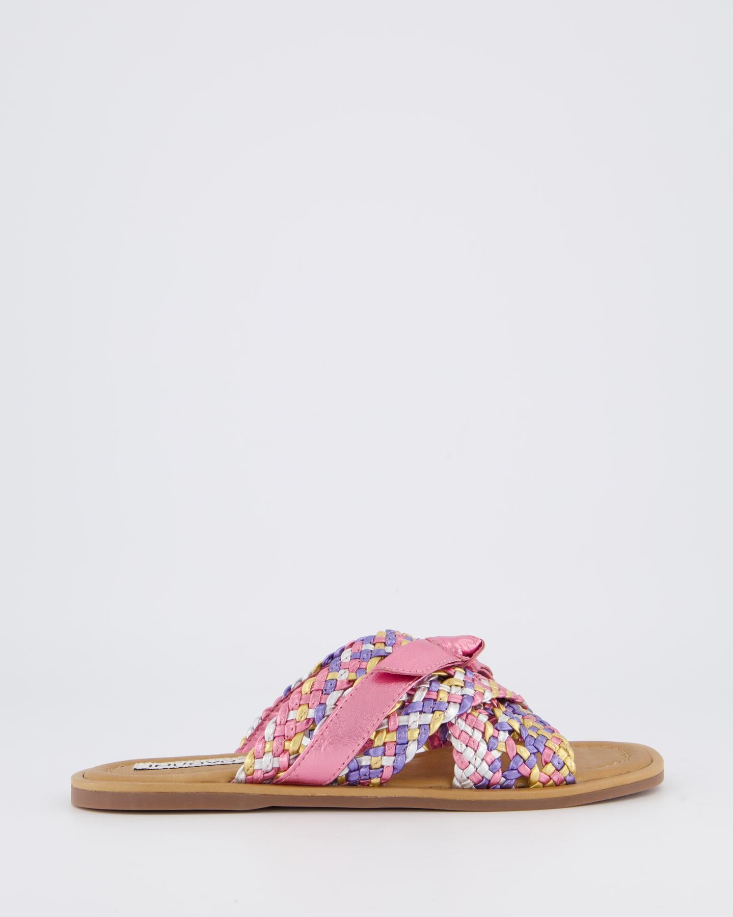 Dames Braided Slipper Roze