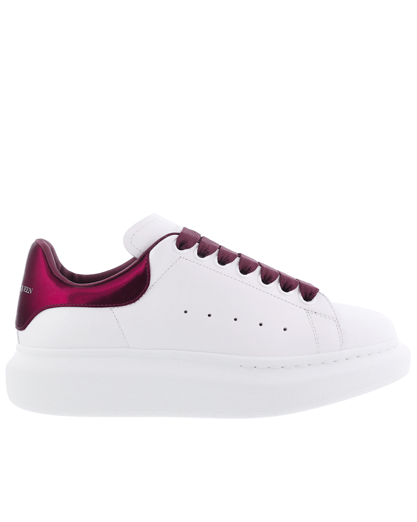 Dames Oversized Sneaker Wit Lipstick