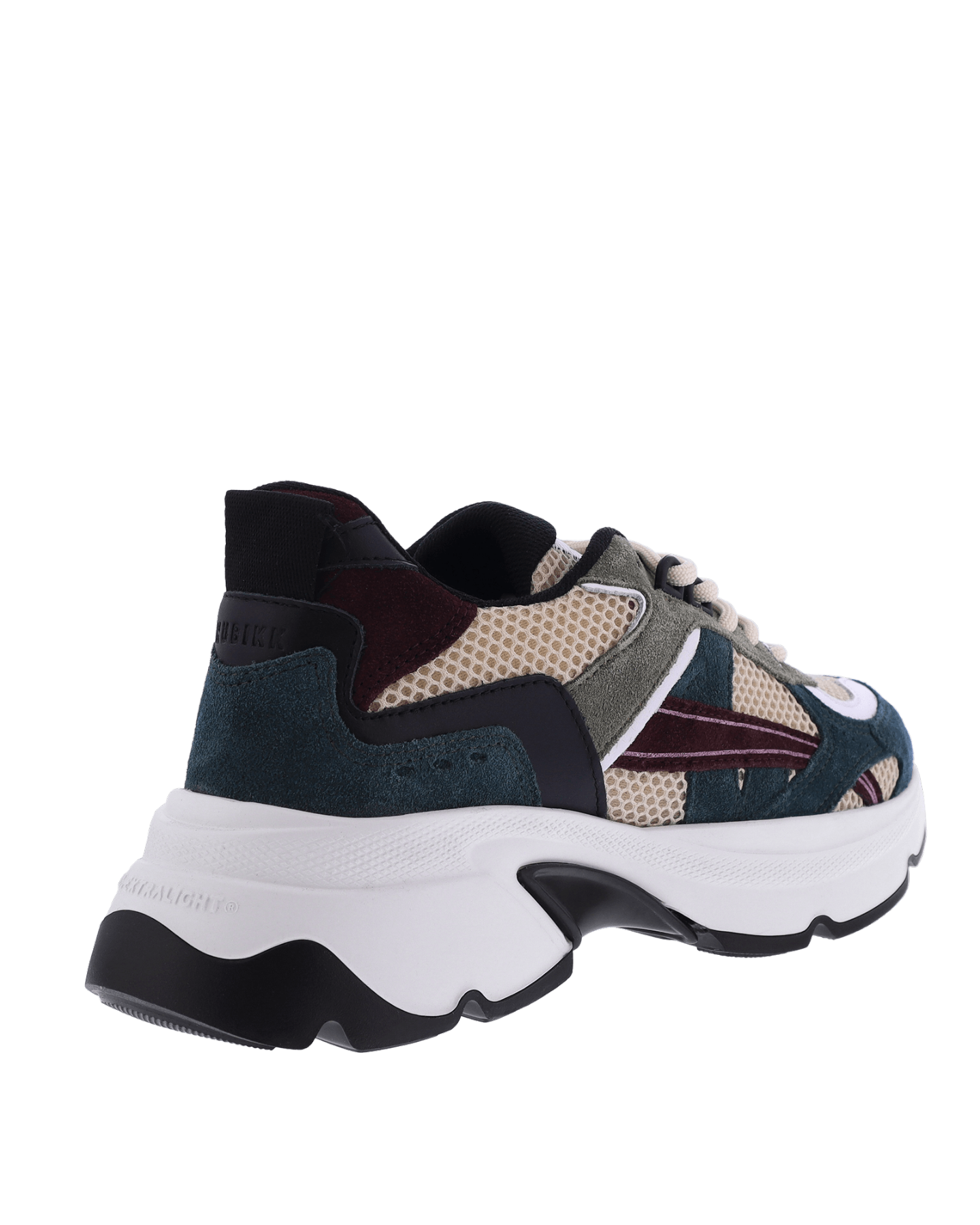 Dames Ross Nomad Sneaker Groen/Bordo