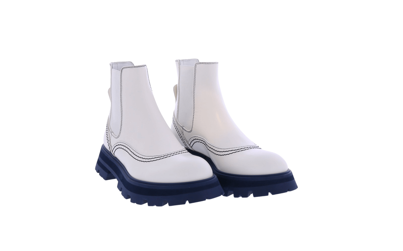 Dames Chelsea Boot Wander Wit/Blauw