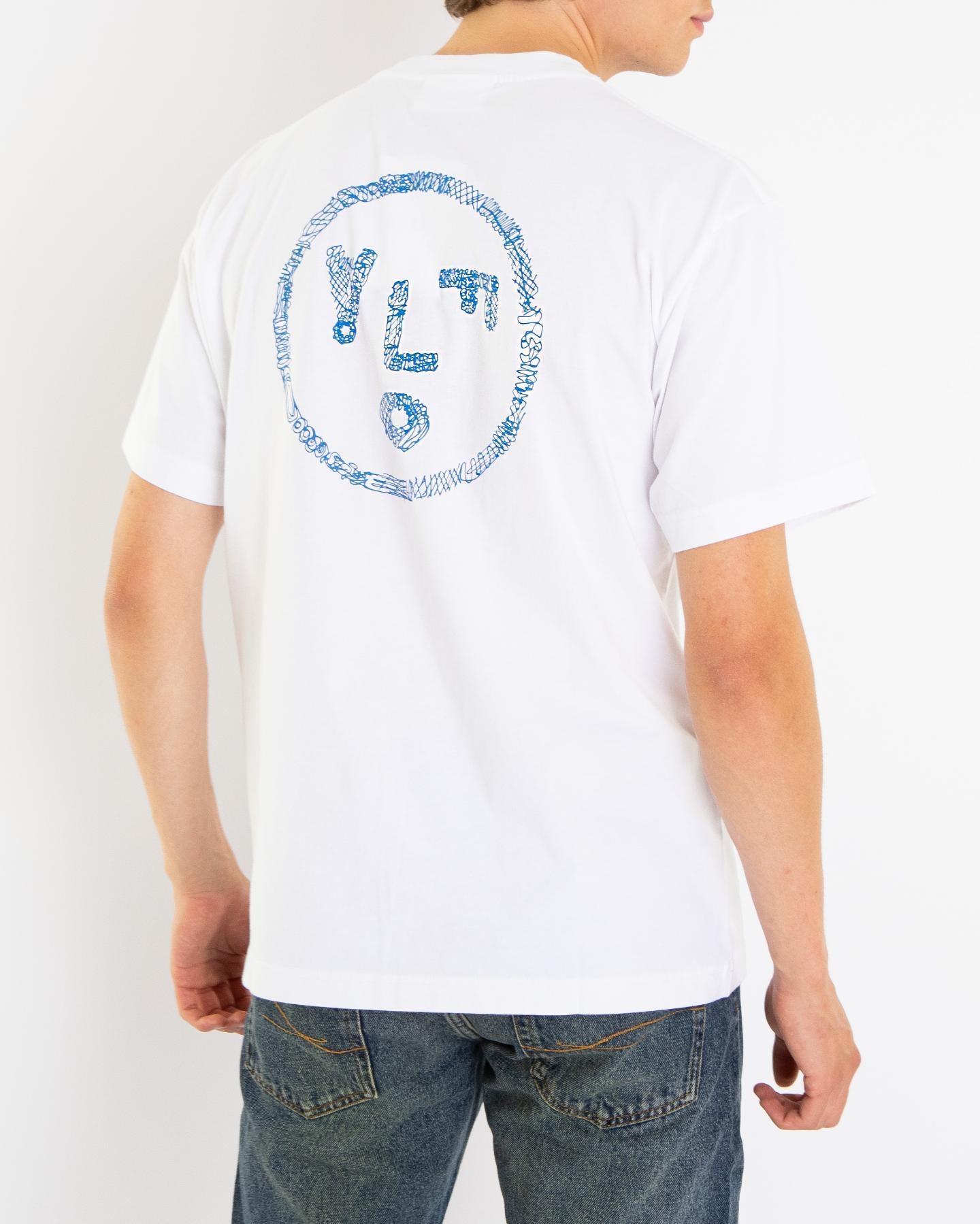 Heren Scribble Face Tee