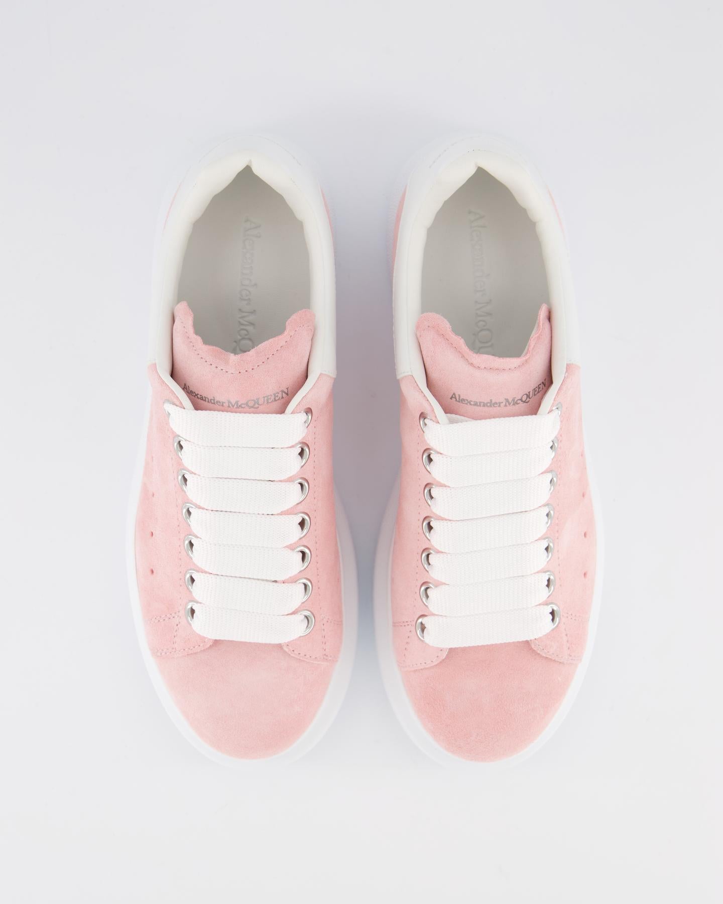 Alexander McQueen Dames Oversized Sneaker Roze Eleganza