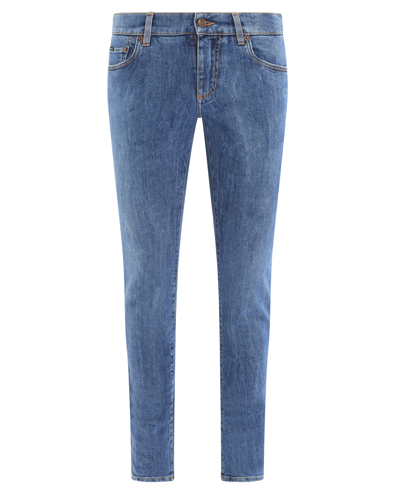 Heren Denim Patchwork