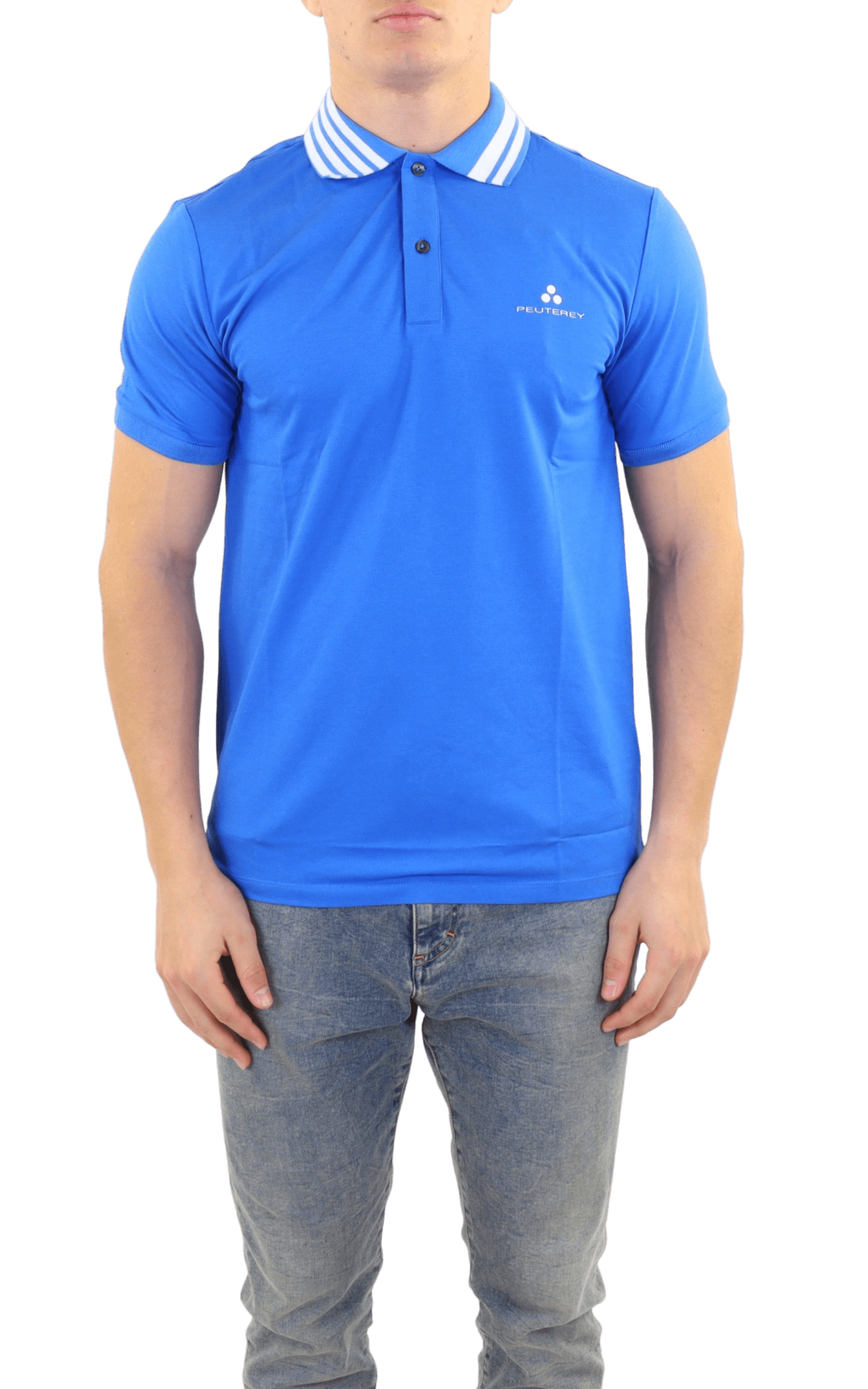 Heren Prile Polo Blauw