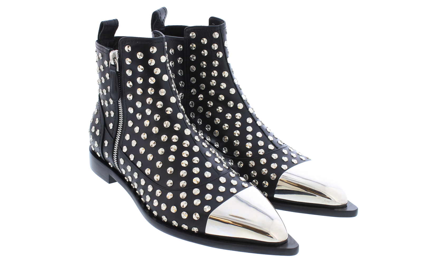 Dames Show Boot Silver Studs