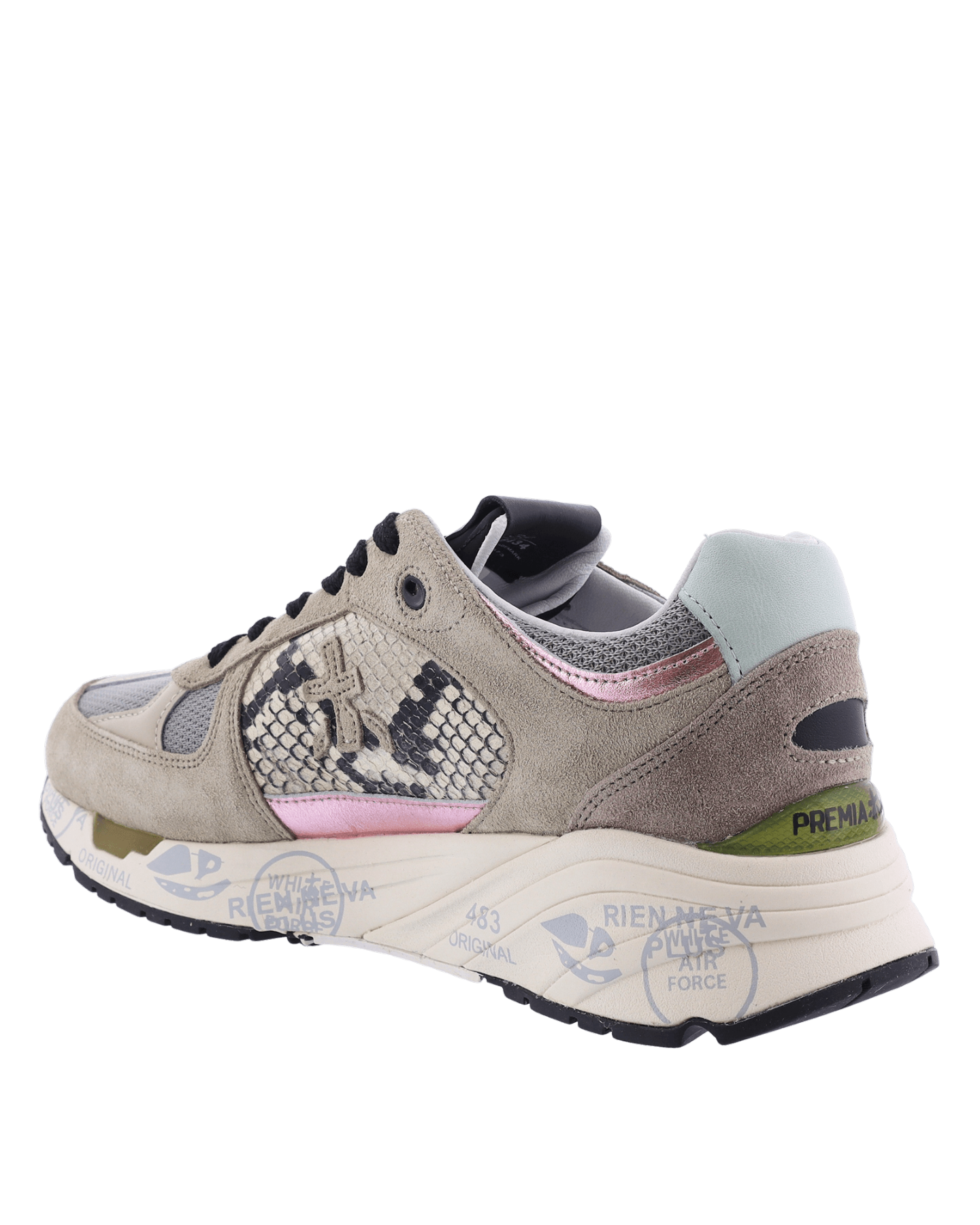 Dames Mase D Sneakers Beige/Roze