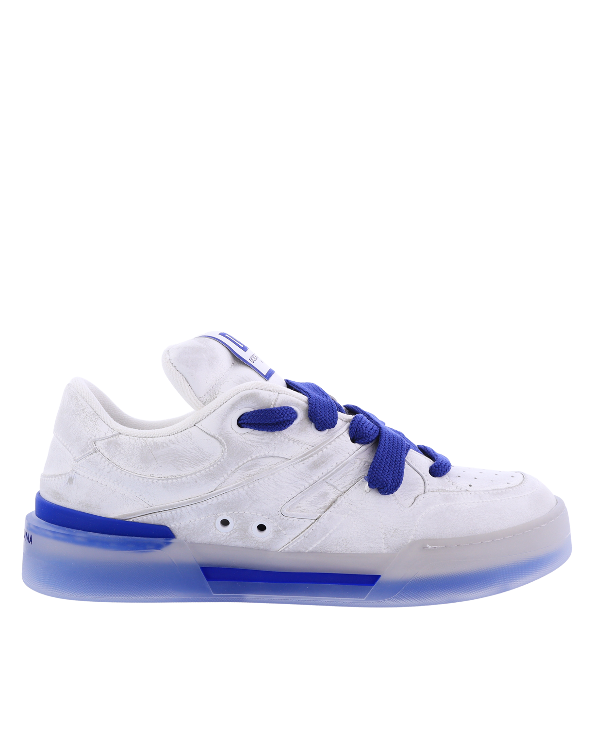 Heren New Roma Sneaker Wit/Blauw